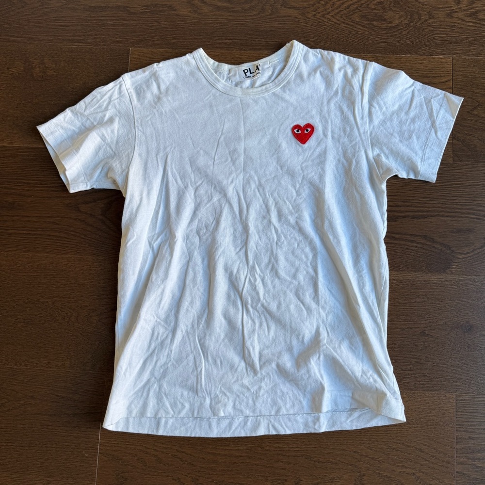 Comme des Garcons Play White Tee